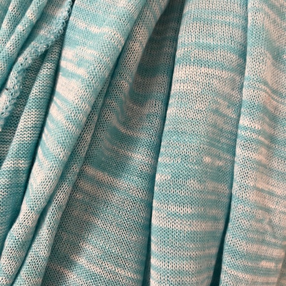 Blue Jersey Knit Infinity Scarf - Picture 2 of 3